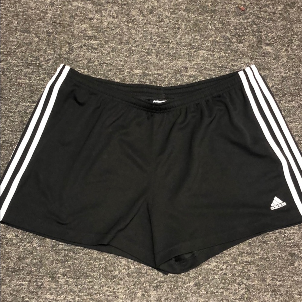 Adidas Womens Athletic Shorts Color Black Size XL